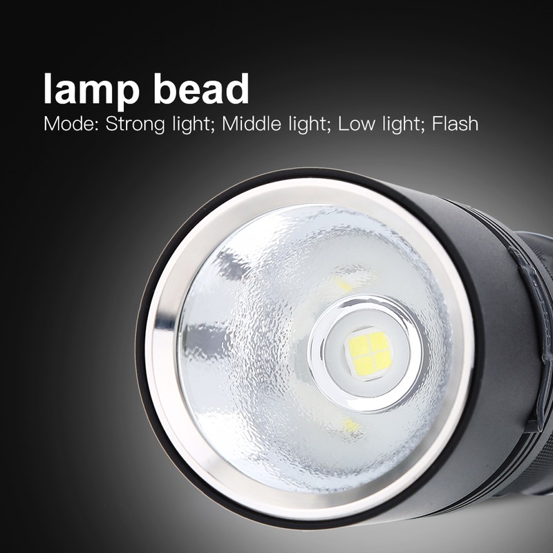 Ultra Light Portable Waterproof Rechargeable LED Flashlight Mini Torch with