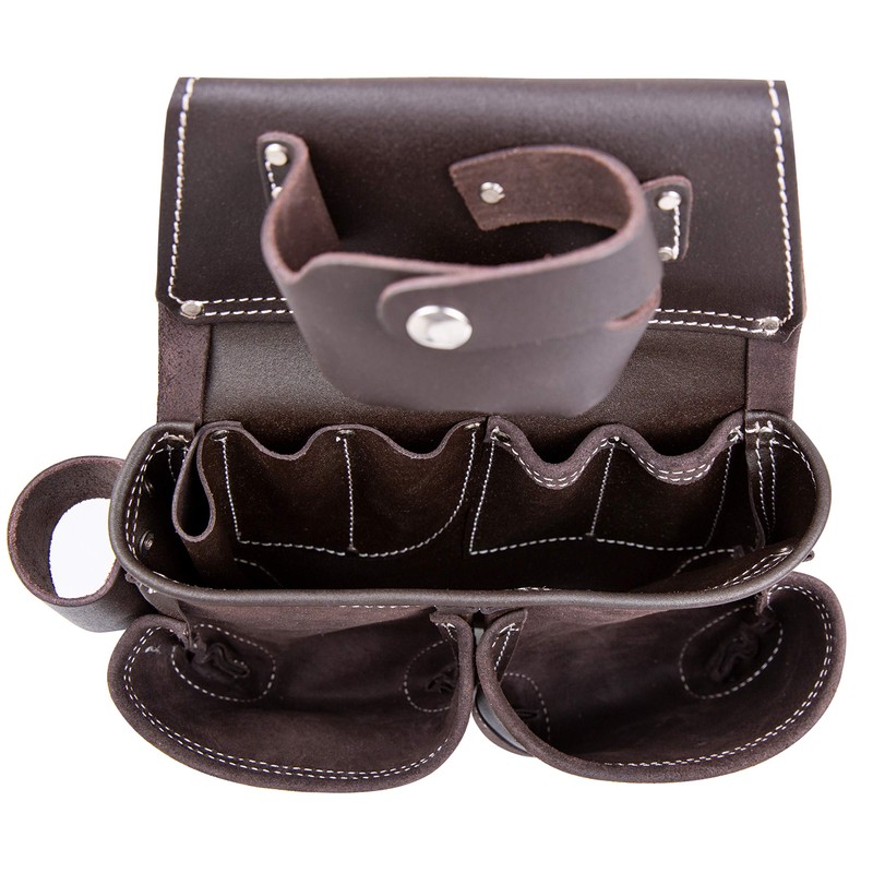 LAUTUS Oiled Tanned Rig Tool Belt/Pouch/Bag, Carpenter, Construction, Framers, Handyman,