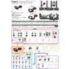 [レックマウント]Type1 ガーミン コンボ マウント(TTハンドルバー用, 下部アダプター付)【036-GM+GP】ハンドルのクランプ径22.2mm用
