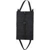 Black Waxed Canvas Tool Roll Bag with 5 Zip Pockets