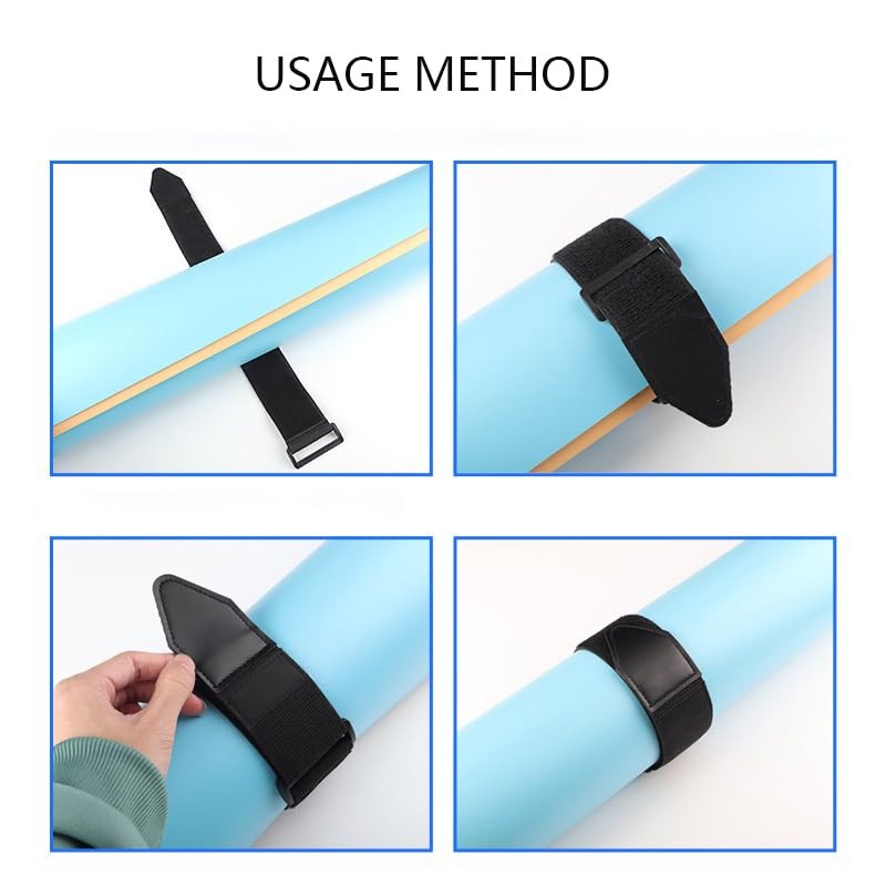ANCLLO 4pcs Bicycle Tie Down Straps Bicycle Cargo Straps With