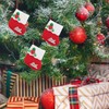CHEERYMAGIC Mini Christmas Stocking, Xmas Stocking Tree Felt Ornaments Little