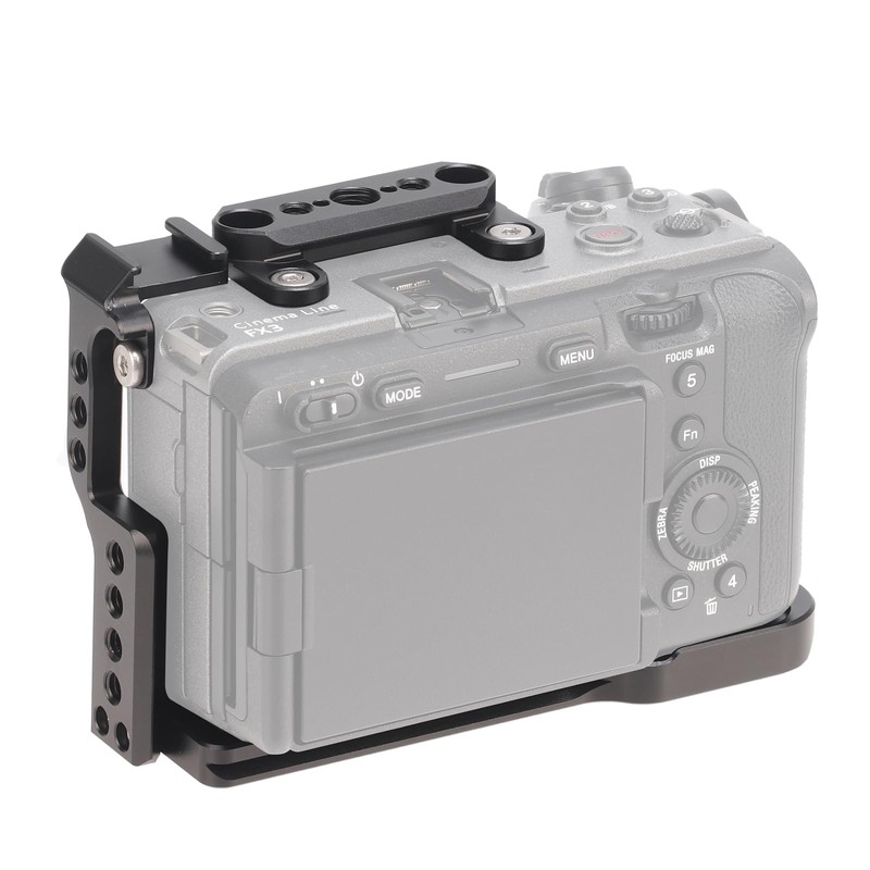 FOTGA FX3/FX30 Camera Cage with NATO Rail, Cold Shoe, 1/4"
