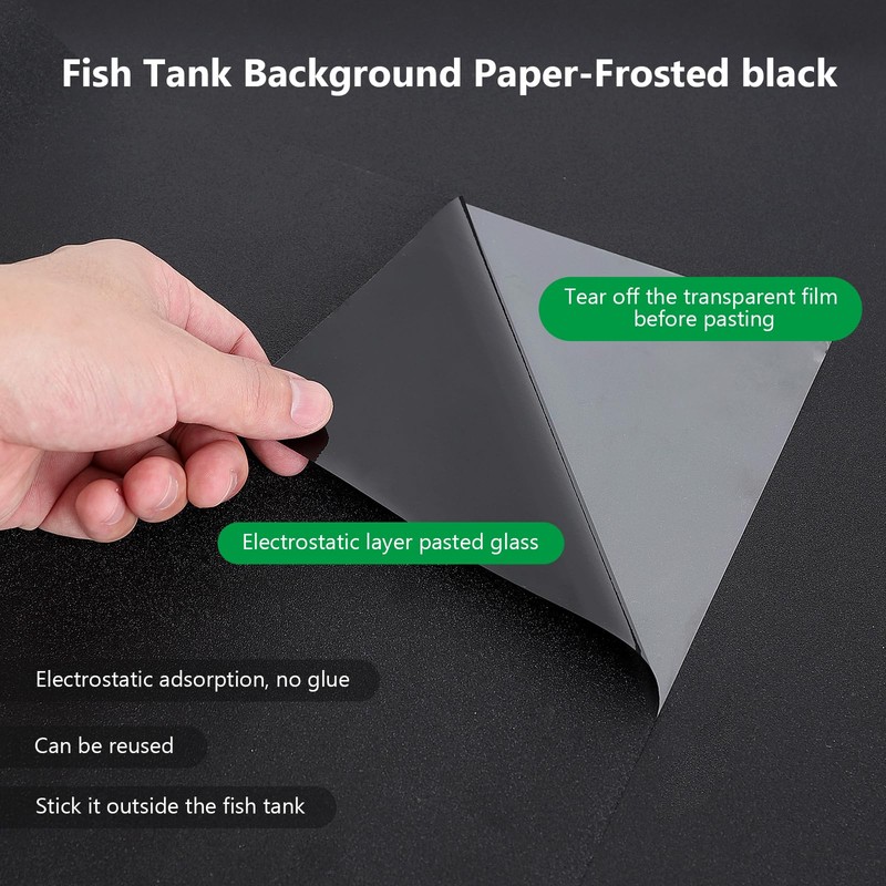 Hygger CO2 Aquarium Background Paper Decor Fish Tank Backdrop Wallpaper