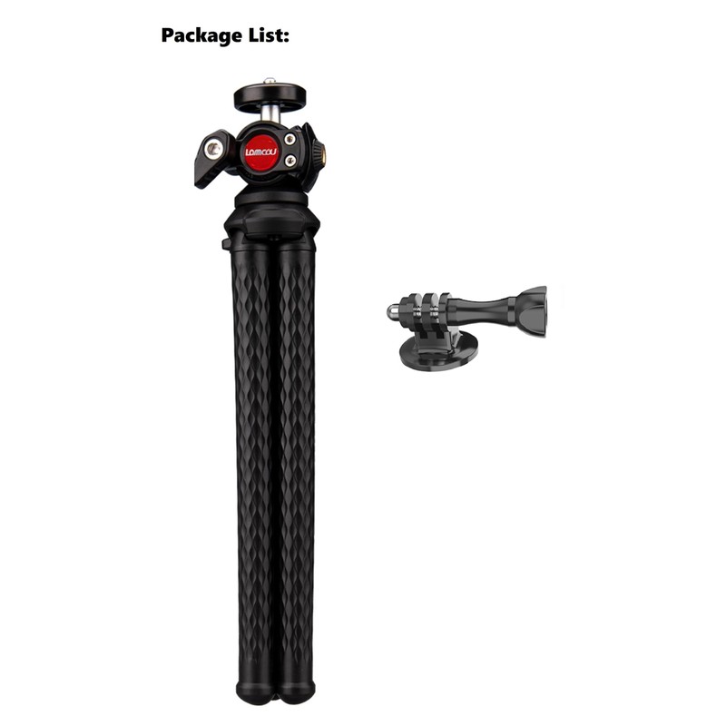 Lammcou Go Pro Tripod, Action Camera Flexible Octopus Gorrila Pod