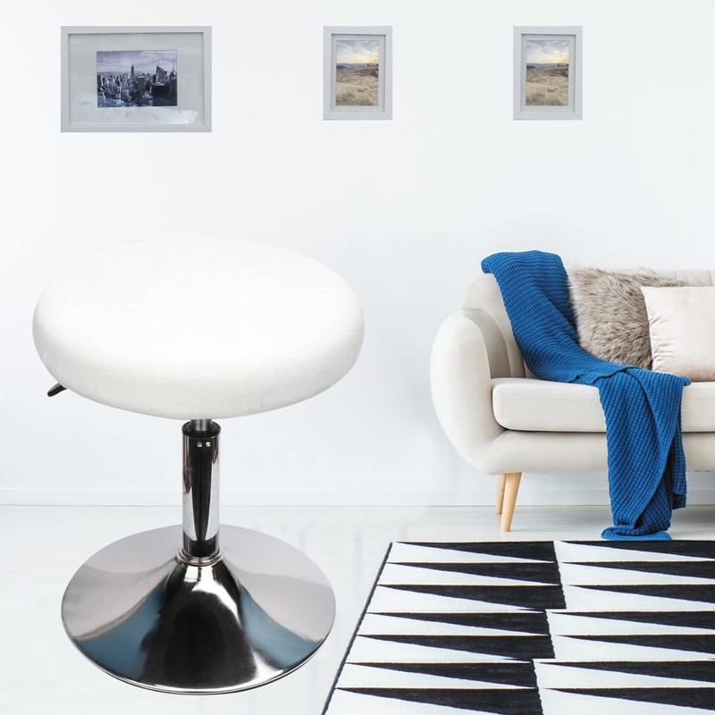 HuaLiSiJi Round Stool Covers 12-15.7 Inch/30-40cm Bar Stool Covers Velvet,