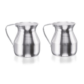IMUSA USA (2 Pack) 2 Quart Aluminum Traditional "Chocolatera" Pitcher