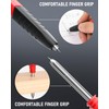 Nicpro Carpenter's Pencils Set, 2 Solid Carpenter's Pencils with Case,