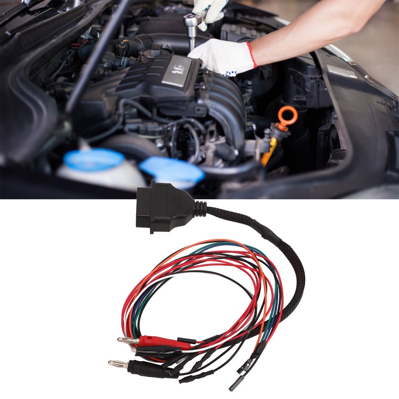 OBD2 Jumper Cable Portable Powerful Breakout Tricore ECU Cable Programming