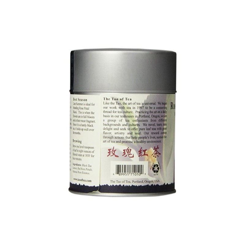 The Tao of Tea Rose Petal Black Tea, Loose Leaf,