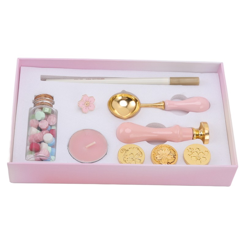 Seal Stamp Kit Replaceable Stamp Patterns Wax Seal Stamp Kit