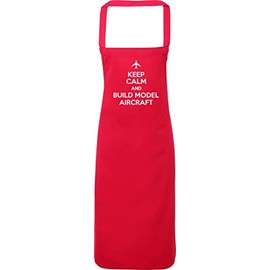 Hippowarehouse Keep Calm and Build Model Aircraft Apron kitchen cooking painting DIY onesize adult