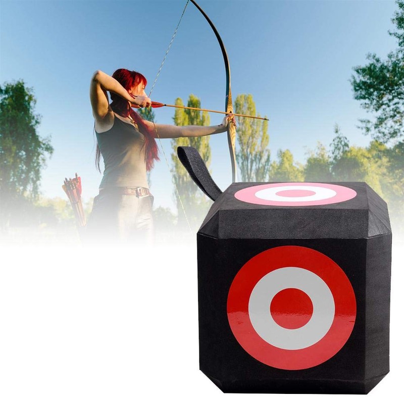Archery Target, 6-Sided EVA Archery Aiming Cube Target, Outdoor Recurve