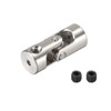 sourcing map 2mm to 4mm Rotatable Universal Steering Shaft Coupler