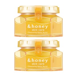 & Honey Cleansing Balm, Moist 3.2 oz (90 g), Set of 2 "Honey Beauty Cleansing"