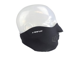 Seirus Innovation 6805 Original Neoprene Adjustable Face Masque - Winter Cold Weather Face Protection Black,Large