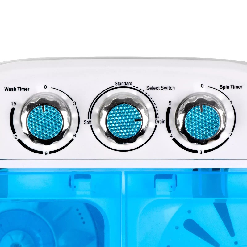 ZENY Portable Washing Machine 10lbs Washer w/ Spin Cycle Dryer