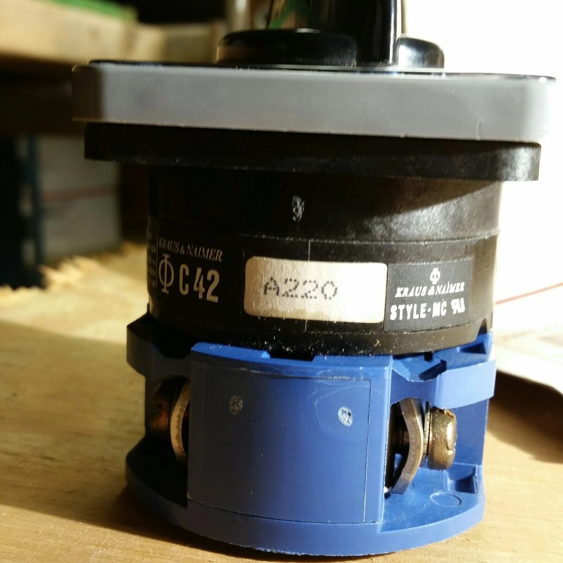 Kraus & Naimer C42 A220 2 Position Selector Switch ONAN