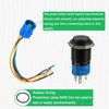 EPLZON 19 mm 12 V Car Horn Momentary Button Blue