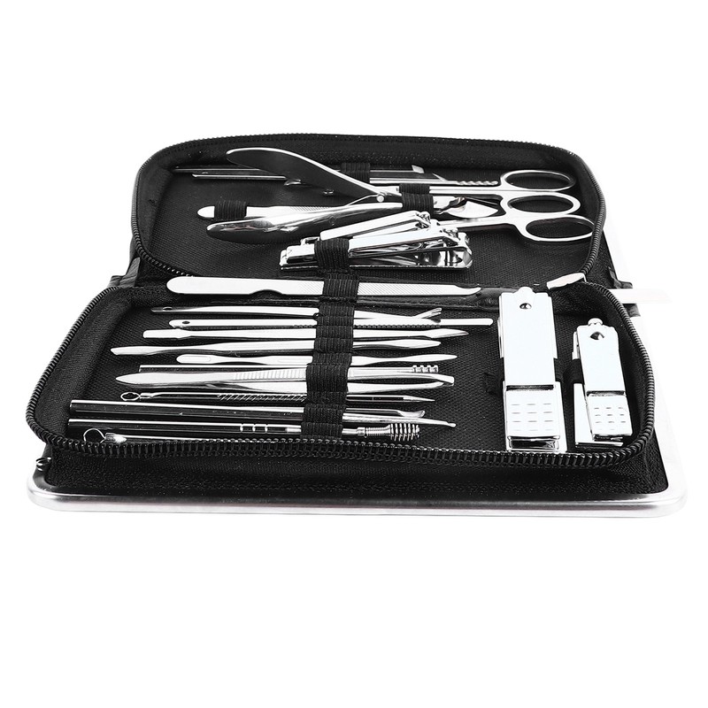26Pcs Eyebrow Tweezers Manual Stainless Steel Rugged Versatile Lightweight Nail