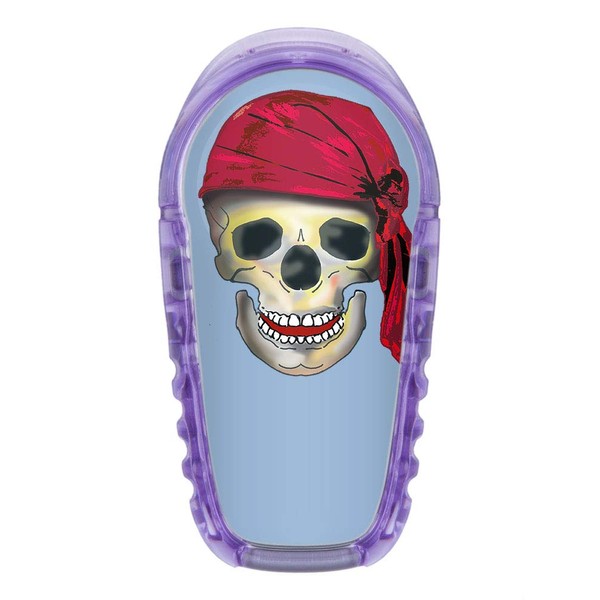 2X Skull with Cap - Sticker Skin for Dexcom G6
