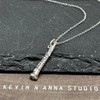 Sterling Silver 3D Oboe Charm Necklace, 18"