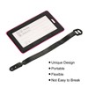 MECCANIXITY Luggage Tag, PVC Identifier Card Holder Label, Not Your