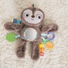 Bright Starts, Sloth Cuddly Toy for Travelling with Various Textures