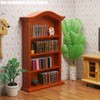 Odoria 1/12 Scale Miniature Wooden Shelf Mini Bookshelf Bookcase with