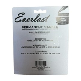 Prime Necessities Everlast Permanent Marker, Fine Point, Black - Pack of 10 Merchandise Sticker.