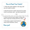 The Cookie Countess Inc Bag Topper 4" with PYO Instructions