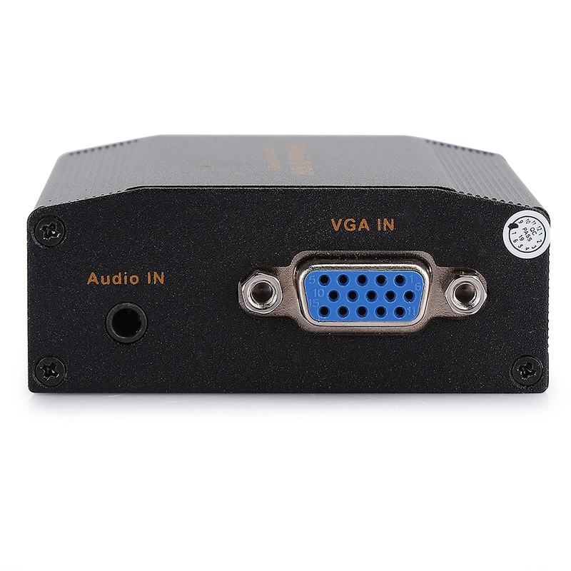 VGaAudio to HDMI 1080P Portable Audio Converter Convertor Adaptor Equipment