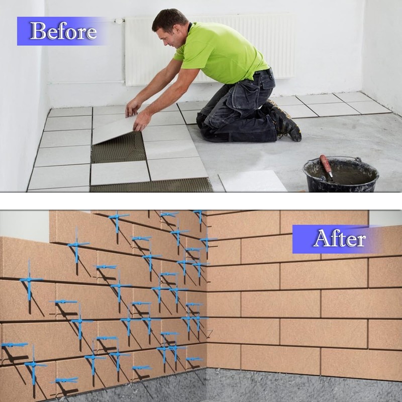 Tiled Up Tile Spacers for The Correct Placement - Plastic