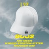 [2 Pack] Hybrid Stretch-Fitted Trucker Cap, Baseball Cap with Air
