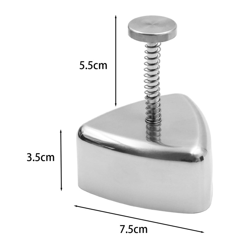 ZONADAH Triangle Sushi Mold Rice Ball Mold Stainless Steel Sushi
