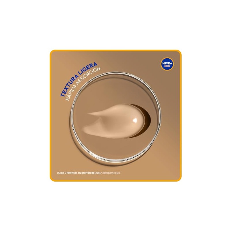 Protector Solar Facial NIVEA SUN Control Brillo Tono Medio FPS50+