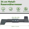 Replacement Blade for Lawnmower, Lawnmower Blade 34 cm, Lawnmower Blade