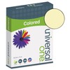Universal Products Premium Color Copy/Laser Paper, Canary, 500 Sheets