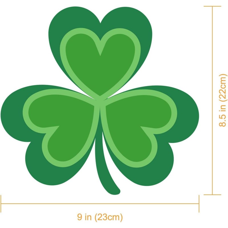 st Patricks Day Decorations Window clings 109 Sheet for Glass