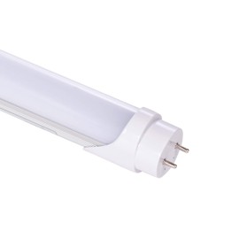 T8 LED Tube Bulb Light Bright 4ft 48", 22W 5000K Kelvin (Daylight), 2,850 Lumens, Ballast Bypass Direct Wire. Fluorescent Replacement, Frosted, DLC, UL, Single Sided Connection, by PrimeLights
