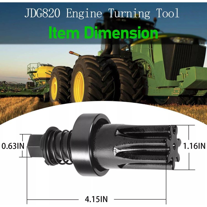 for John Deere Engine Turning Tool TDC Rotate Engine Flywheel