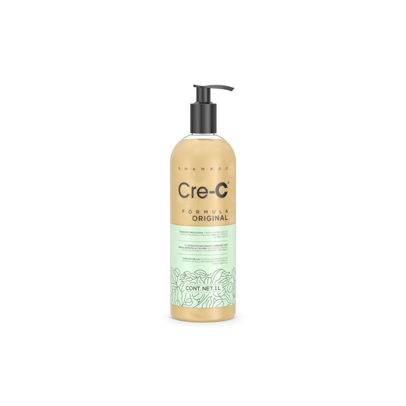 Cre-c Shampoo Anticaida Formula Original de 500 ml con Ingredientes