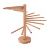 Collapsible Pasta Drying Rack 18 Bars Wooden Spaghetti Stand Dryer