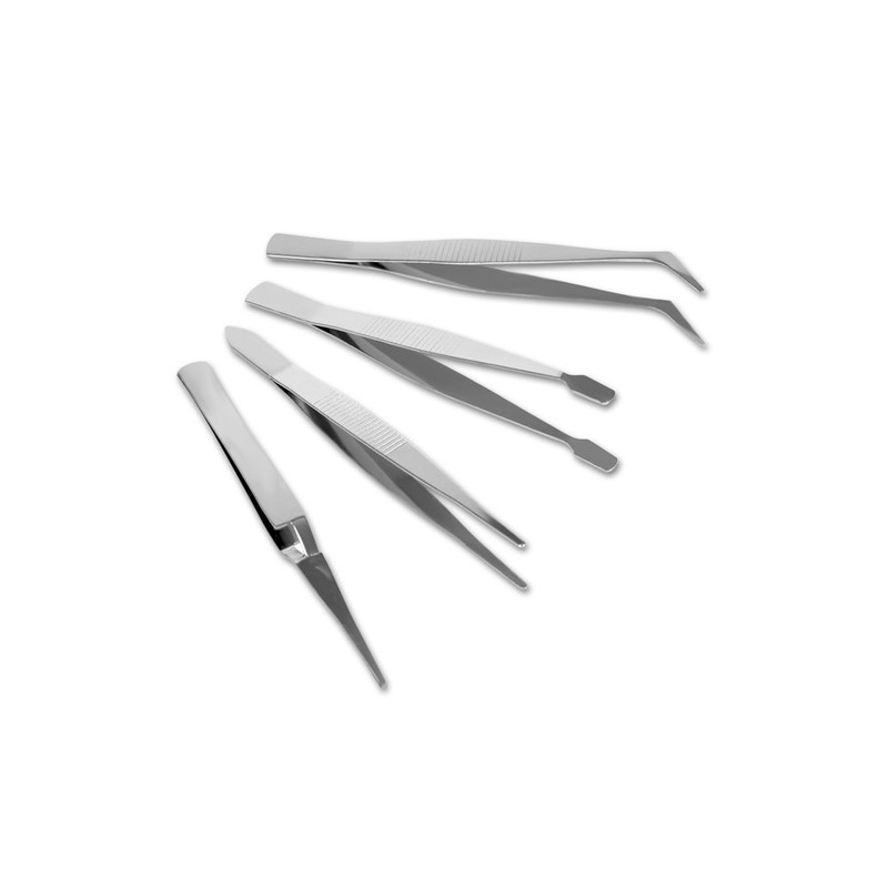 Craft Medley BT205 Beading & Jewelry Tool, Tweezer Set Assorted,