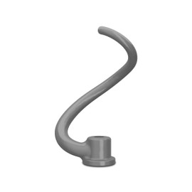 KitchenAid, KSMBLSD Coated Spiral Dough Hook for select Bowl-Lift Stand Mixers, 5.5QT, 6QT, 7QT, Silver