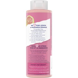 St. Ives- Gel de baño exfoliante - Gel de baño Pink Lemon para mujeres con mandarina, gel de baño cítrico, gel de baño