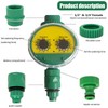 SULIVES Garden Irrigation Timer, Automatic Electronic Hose Watering Timer, Programmable
