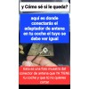 Adaptador De Antena Radio Estereo Jetta A6 Mk6 Todos Años