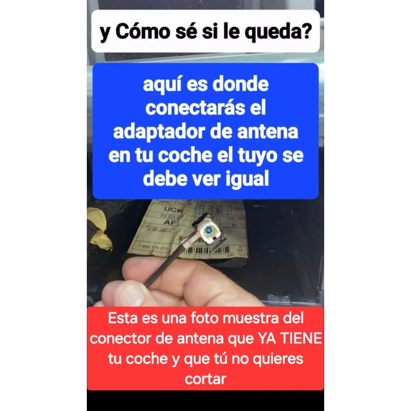Adaptador De Antena Radio Estereo Jetta A6 Mk6 Todos Años