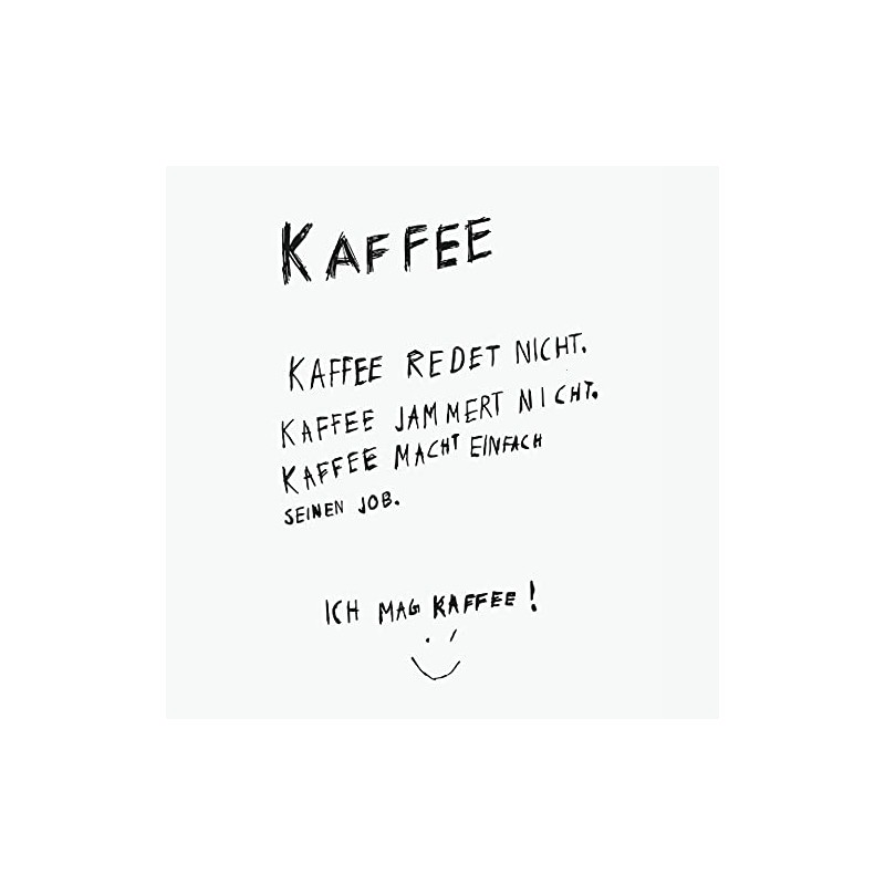 20 Napkins Ich mag Kaffee | Table Decoration | Decoupage